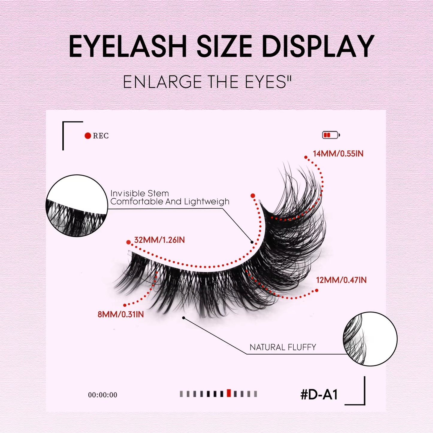 Veltrinay Fake Lashes Mink Lashes Plush 3D False Eyelashes Clear Band Accent Cat Eye Lashes False Lashes Makeup